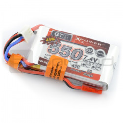 Pakiet LiPol Dualsky 550mAh 45C 2S 7.4V