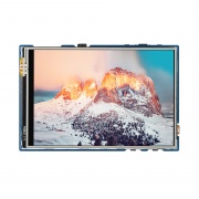 Ekran dotykowy rezystancyjny LCD IPS 3,5'' 480x320px + audio - SPI - 65K RGB - do Raspberry Pi Pico - Waveshare 20159