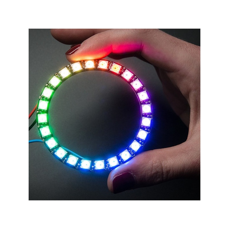 Adafruit NeoPixel Ring - pierścień LED RGB 24 x WS2812 5050