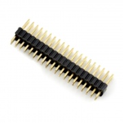 Wtyk goldpin 2x20 prosty raster 2,54mm
