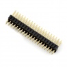 Wtyk goldpin 2x20 prosty raster 2,54mm
