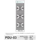 Płytka uniwersalna PDU03 Płytka uniwersalna PDU03
