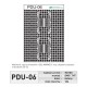 Płytka uniwersalna PDU06 Płytka uniwersalna PDU06