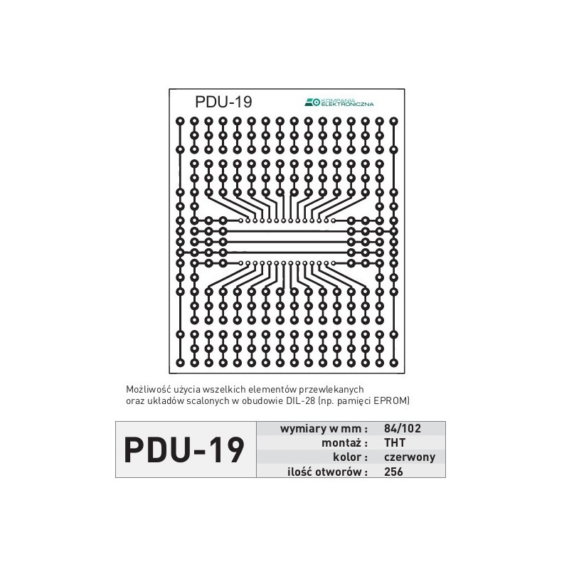 Płytka uniwersalna PDU19