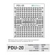 Płytka uniwersalna PDU20 Płytka uniwersalna PDU20