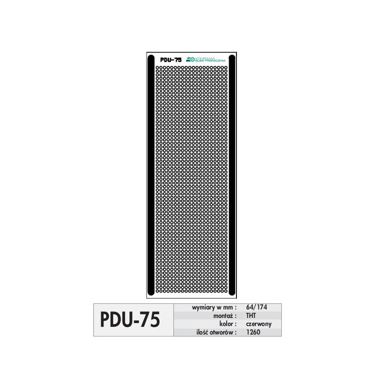 Płytka uniwersalna PDU75 - SMD ATmega