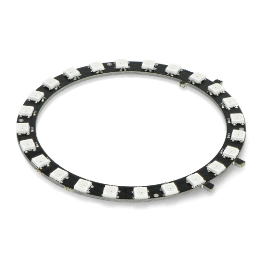 RGB світлодіодне кільце WS2812B 5050 x 24 діоди - 90 мм