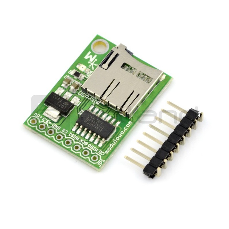 Miniaturowy czytnik kart microSD z buforem i stabilizatorem - MOD-13