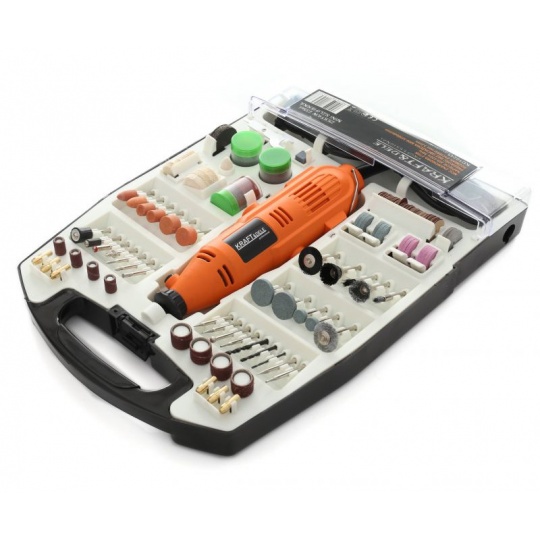 Міні-шліфувальна машина - дриль Kraft&Dele 270 Вт + аксесуари - 235 предметів - KD10245