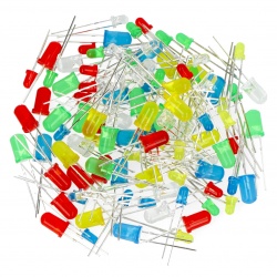 Zestaw diod LED 3mm i 5mm - 100szt.