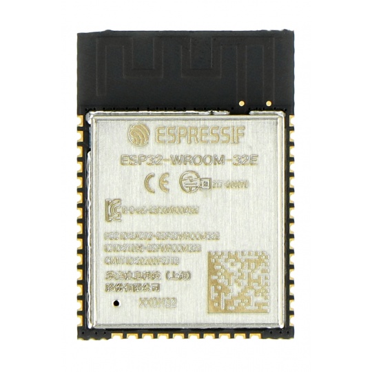 WiFi + Bluetooth BLE Espressif ESP32-WROOM-32E - SMD - 32 Мбіт/с - 4 МБ флеш-пам'яті