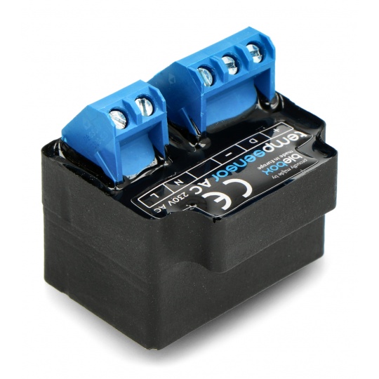 BleBox tempSensorAC v2 — датчик температуры с Wi-Fi, 230 В переменного тока — до 4 температурных датчиков.