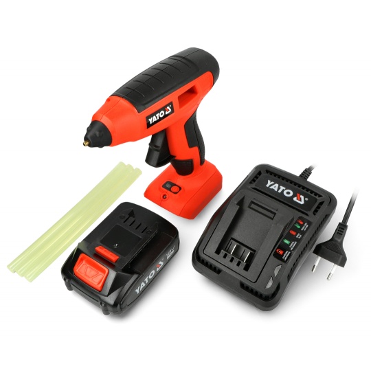 Клейовий пістолет / клейовий апарат 18V - для клею 11 мм - Yato YT-82854