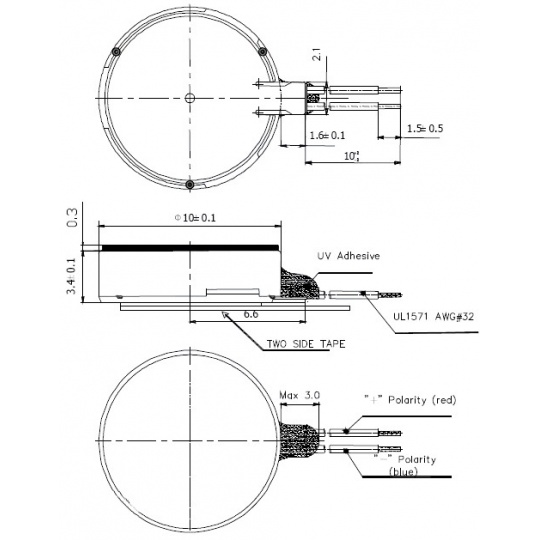 Вібраційний двигун 10 x 2,0 мм - Pololu 1638