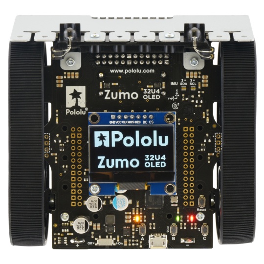 Zumo 32u4 - робот minisumo з OLED та двигунами HP 75:1 - зібраний, сумісний з Arduino - Pololu 4992