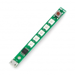 Listwa LED RGB 5 x diod USB...