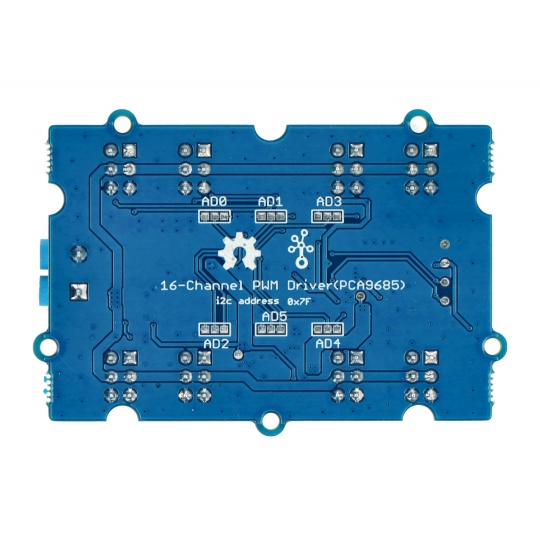 Grove - PCA9685 - 16-канальний, 12-бітний ШІМ сервоконтролер I2C