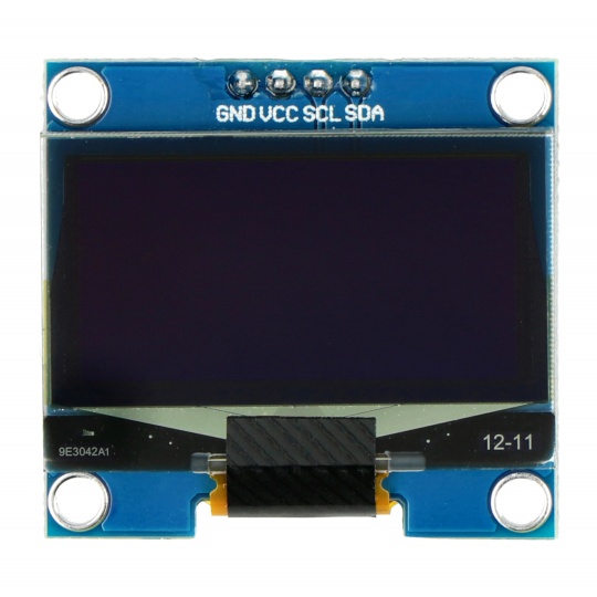 OLED-дисплей синього кольору, 1.3 дюйма, 128x64 пікселів, I2C v2, сині символи
