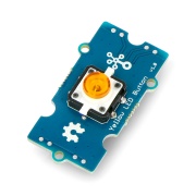 Grove - przycisk Push Button z podświetleniem - żółty