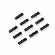 Listwa żeńska 2×15pin do modułu 13.2 - raster 2,54mm - 10 sztuk - akcesoria montażowe do modułów deweloperskich M5Stack
