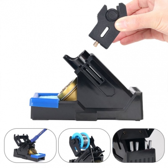 Паяльна станція Yihua 938BD+I 2-в-1 з термоповітряним жалом та вентилятором у прасці - 750 Вт