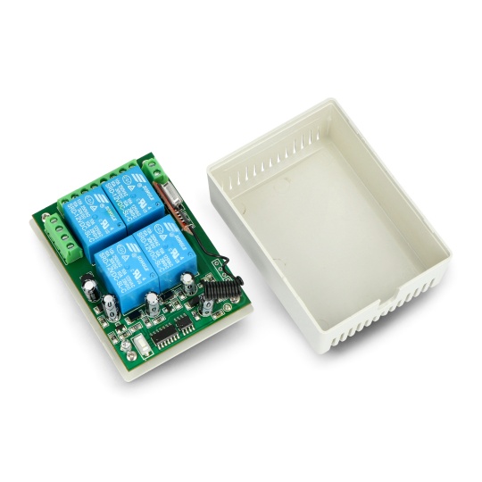 Пульт дистанційного керування 12/24V DC + пульти дистанційного керування 433.92MHz - 4 канали