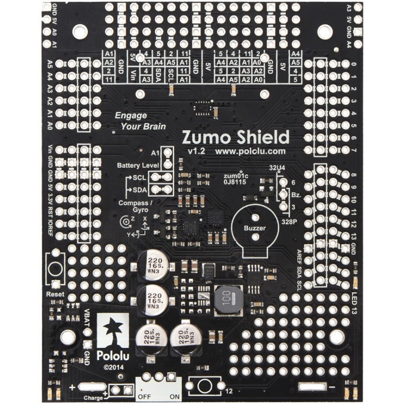 Zumo Shield v1.2 - płytka główna do Arduino