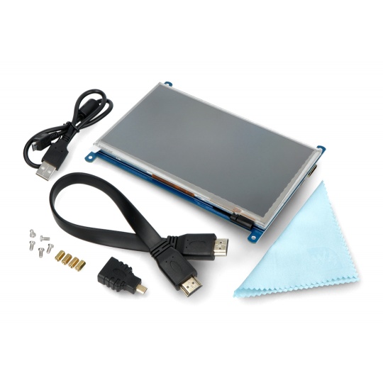 Сенсорний екран B - ємнісний РК-TFT 7 дюймів 800x480 пікселів HDMI + USB Rev 4.1 для Raspberry Pi - Waveshare 10829