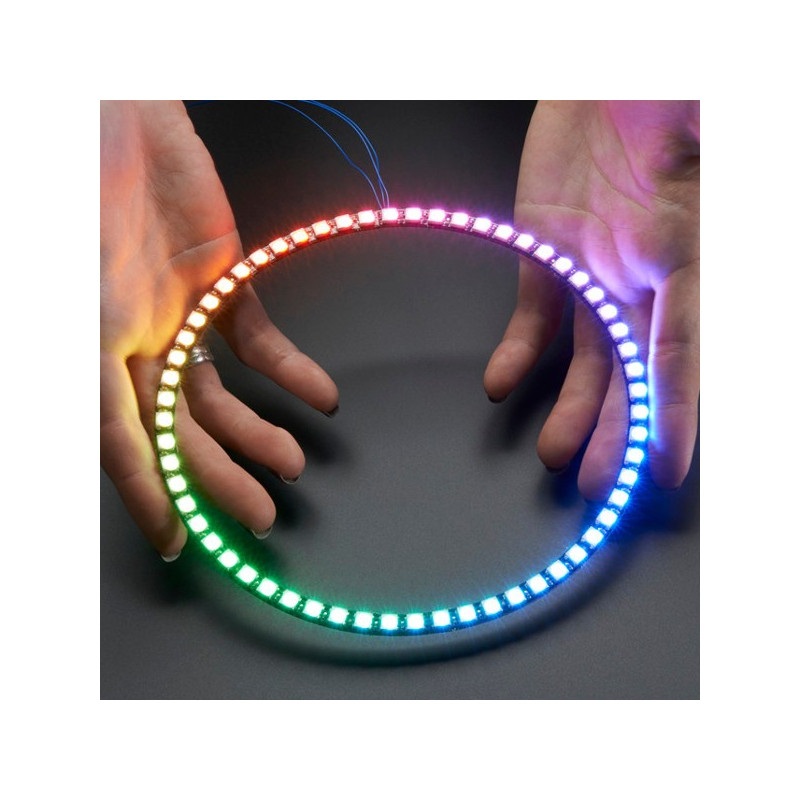 Adafruit NeoPixel 1/4 Ring - ćwiartka pierścienia LED RGB 15 x WS2812 5050