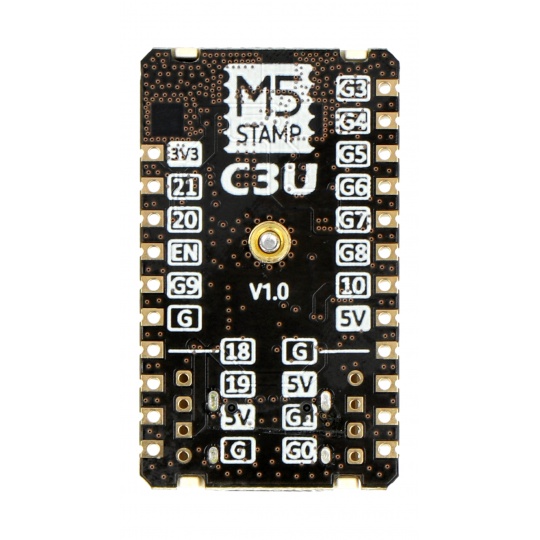 M5Stamp C3U — с микроконтроллером Espressif ESP32-C3 RISC-V — WiFi — 5 штук — M5Stack C122-B