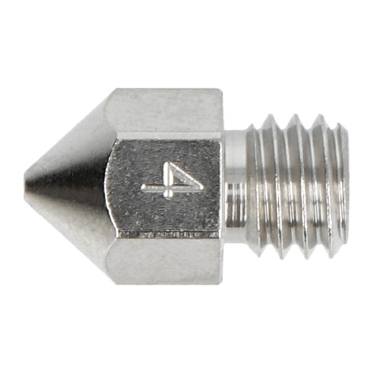 Сопло MK8 0,4 мм - філамент 1,75 мм - з підвищеною зносостійкістю для 3D-принтерів (CR10 / Ender / Tornado / MakerBot)