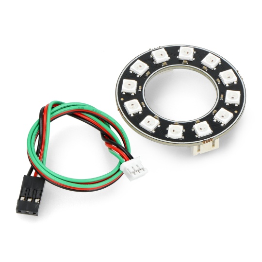 Світлодіодне кільце RGB WS2812-12 - 47 мм - DFRobot DFR0888-12