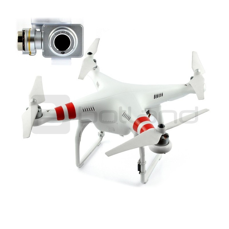 Quadrocopter DJI Phantom 2 Vision Plus 2.4 GHz z gimbalem 3D i kamerą