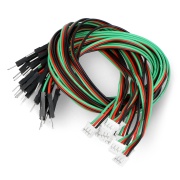 Gravity - zestaw cyfrowych przewodów połączeniowych - wtyk męski PH2.0 - 30cm - 10szt. - DFRobot FIT0896