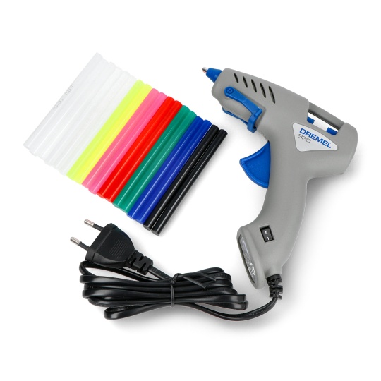 Клейовий пістолет Dremel 930 + 18 насадок для клею