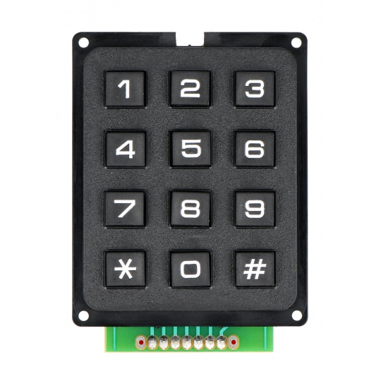 Клавіатура Qwiic - 12 кнопок - SparkFun COM-15290