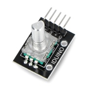 Czujnik obrotu, impulsator, enkoder z przyciskiem - Iduino SE055