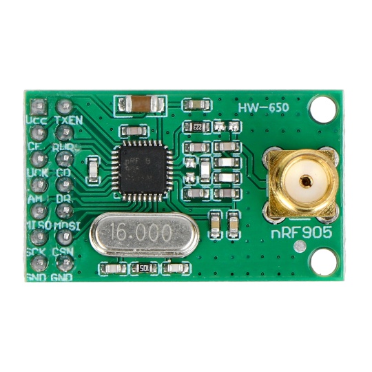 Радиомодуль nRF905 433/868/915 МГц - трансивер THT с антенной