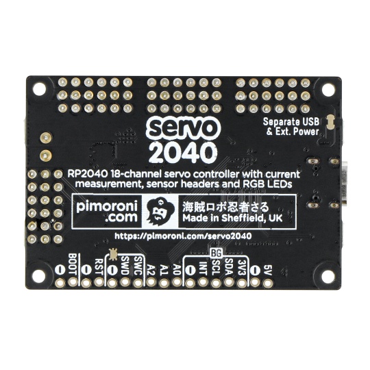 Servo 2040 - 18-канальний сервоконтролер - Pimoroni PIM613