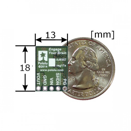 D24V10F12 - понижувальний перетворювач - 12V 1A - Pololu 2834