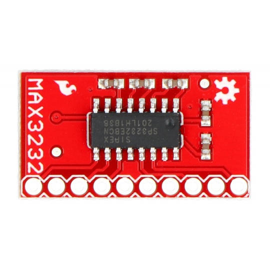 Модуль трансивера MAX3232 3,3 В/5 В - преобразователь RS232 - UART - SparkFun BOB-11189