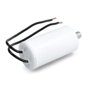 Kondensator silnikowy 1uF/450V 30x58mm z przewodami