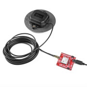 GPS-RTK-SMA Kit - zestaw z modułem GPS z układem ZED-F9P - SparkFun KIT-18292