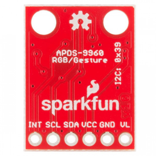 APDS-9960 Датчик RGB і детектор жестів 3,3 В I2C - SparkFun SEN-12787