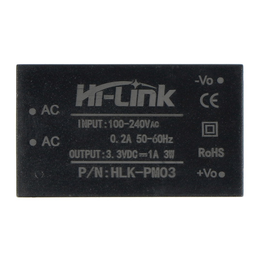 Блок живлення Hi-Link HLK-PM03 100V-240VAC / 3.3VDC - 1A