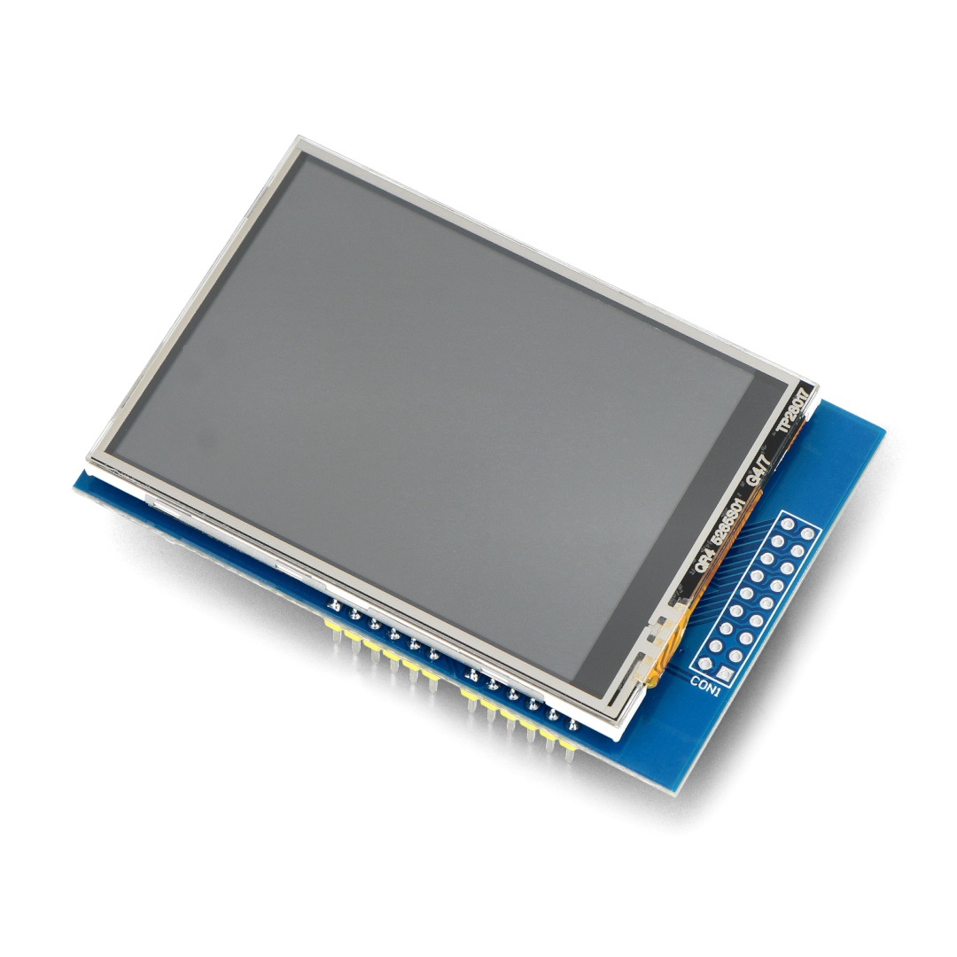 Wyświetlacz dotykowy LCD TFT 2.8'' 320x240px 8 bit z czytnikiem microSD - Shield dla Arduino - Iduino TF028