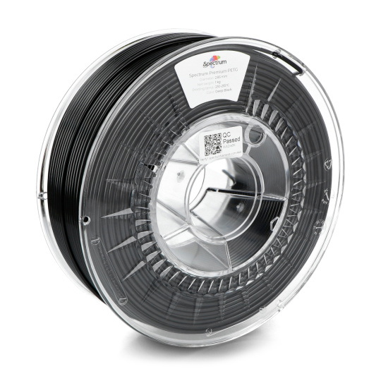 Філамент Spectrum PETG 2.85 мм 1 кг - насичено-чорний