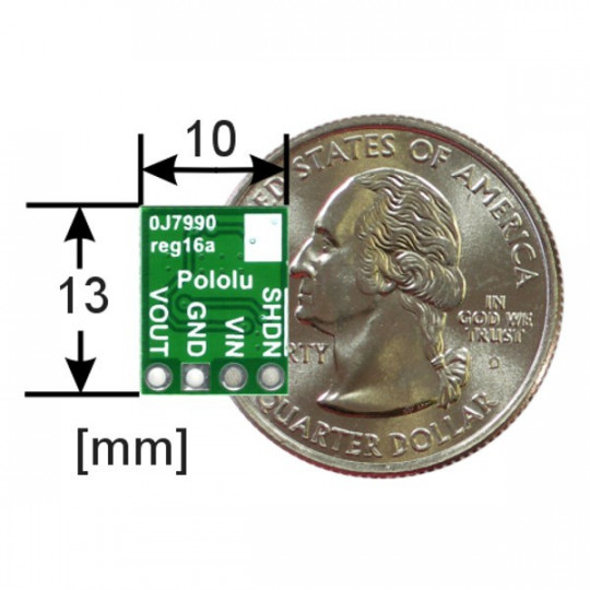 D24V5F3 - понижувальний перетворювач - 3.3V 0.5A - Pololu 2842