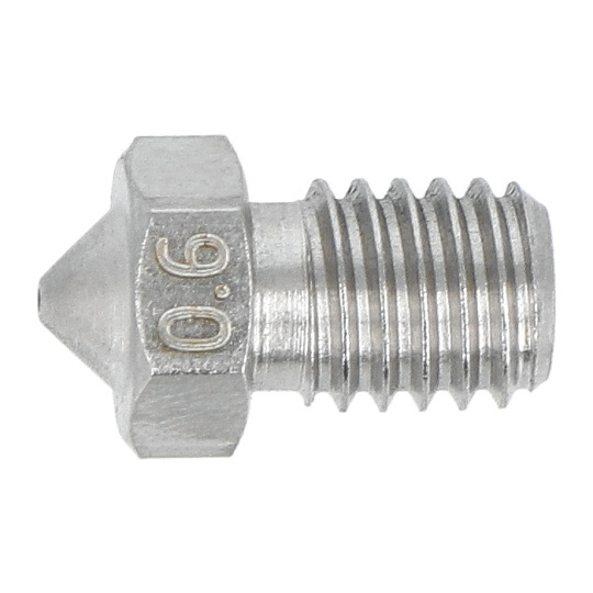 Сопло E3D 0,6 мм - нитка 1,75 мм - сталь