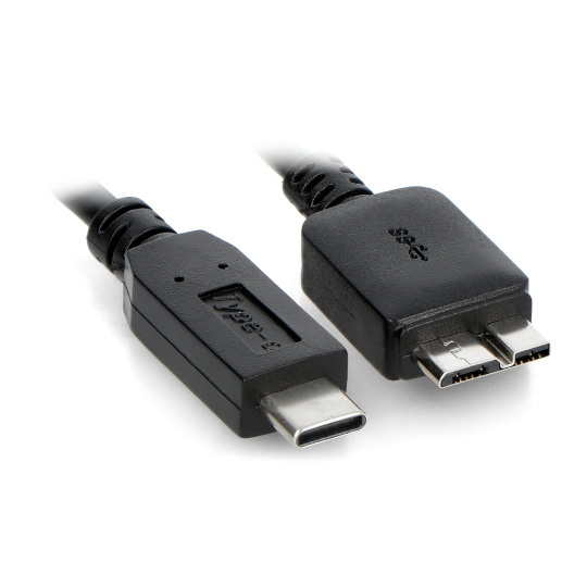 Кабель USB типу C / MicroUSB B 3.0 - 1 м - Akyga AK-USB-44